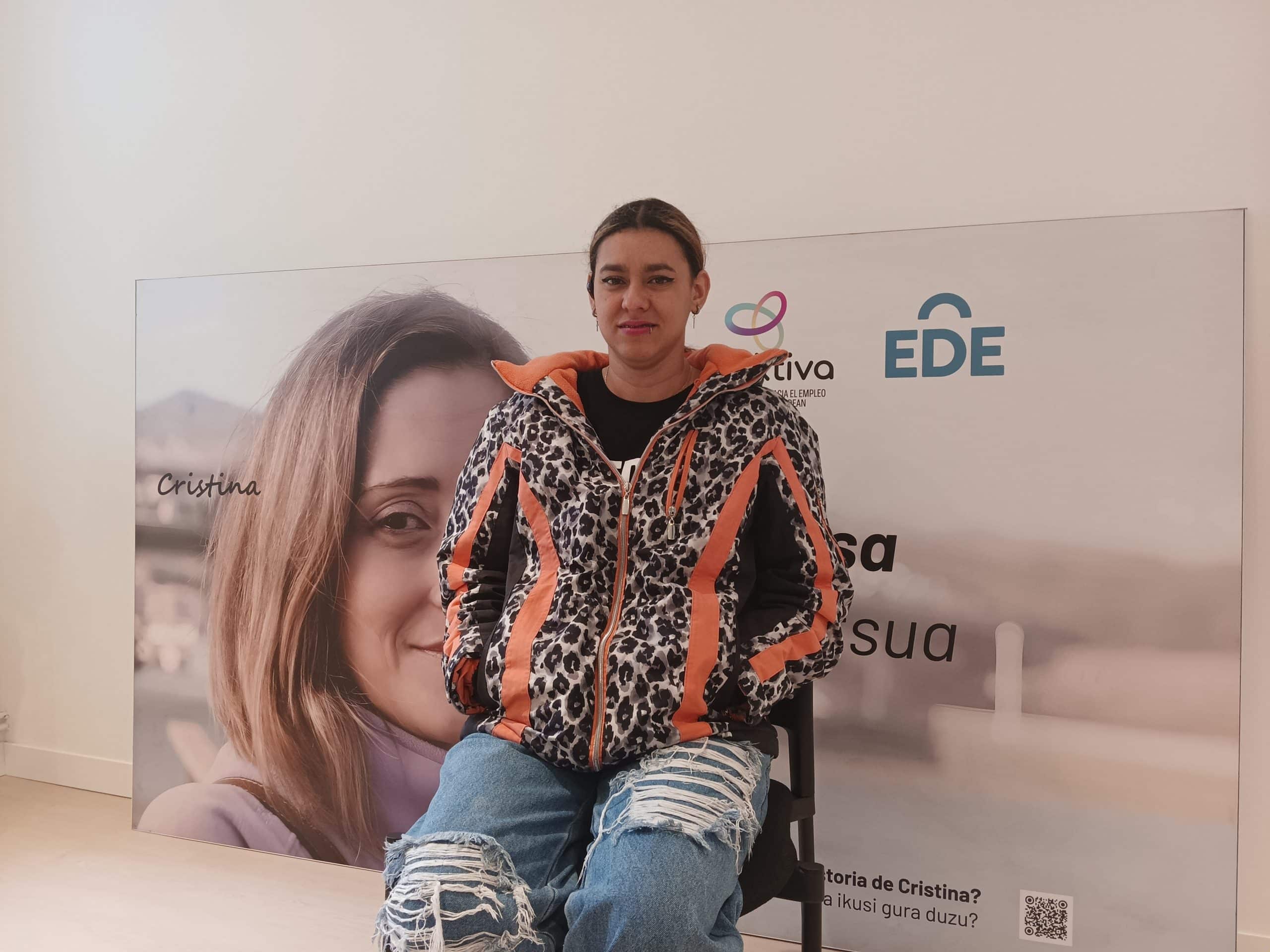 Paula Andrea López, soldadora